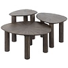 Maya Driehoekige Salontafel Set van 3 Teak