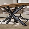 Cliff Ovale Eettafel Mango Hout 180 cm