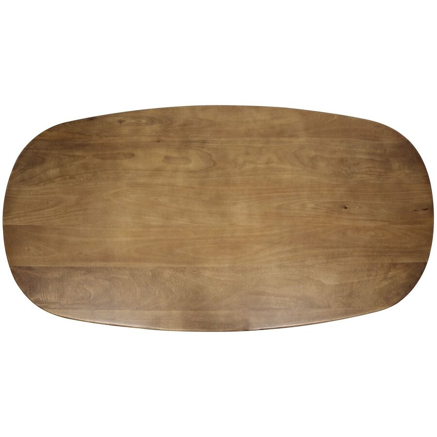 Cliff Ovale Eettafel Mango Hout 215 cm Cliff Ovale Eettafel Mango Hout 215 cm