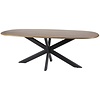 Cliff Ovale Eettafel Mango Hout 215 cm