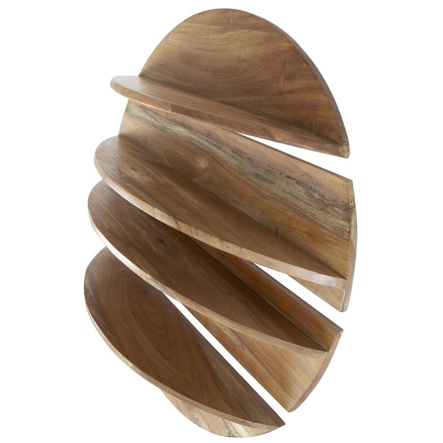 Sun Ronde Wandschap Neemhout 4-Delig