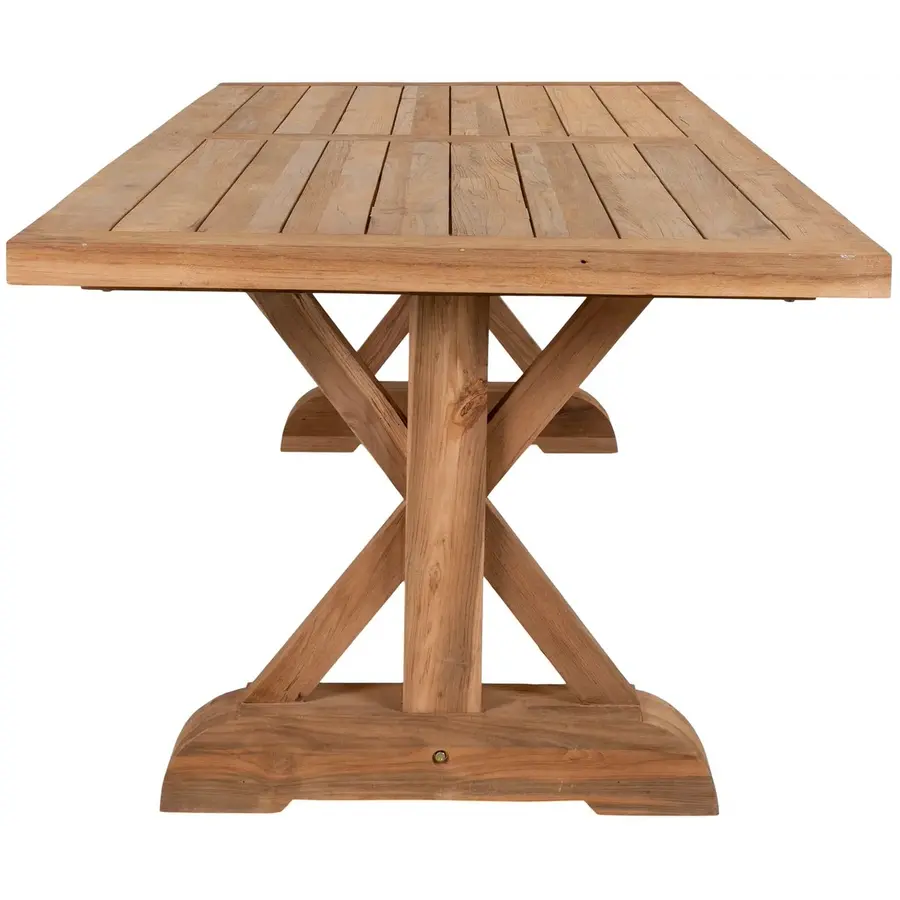 Volos 240 cm Eettafel Teakhout Volos 240 cm Eettafel Teakhout