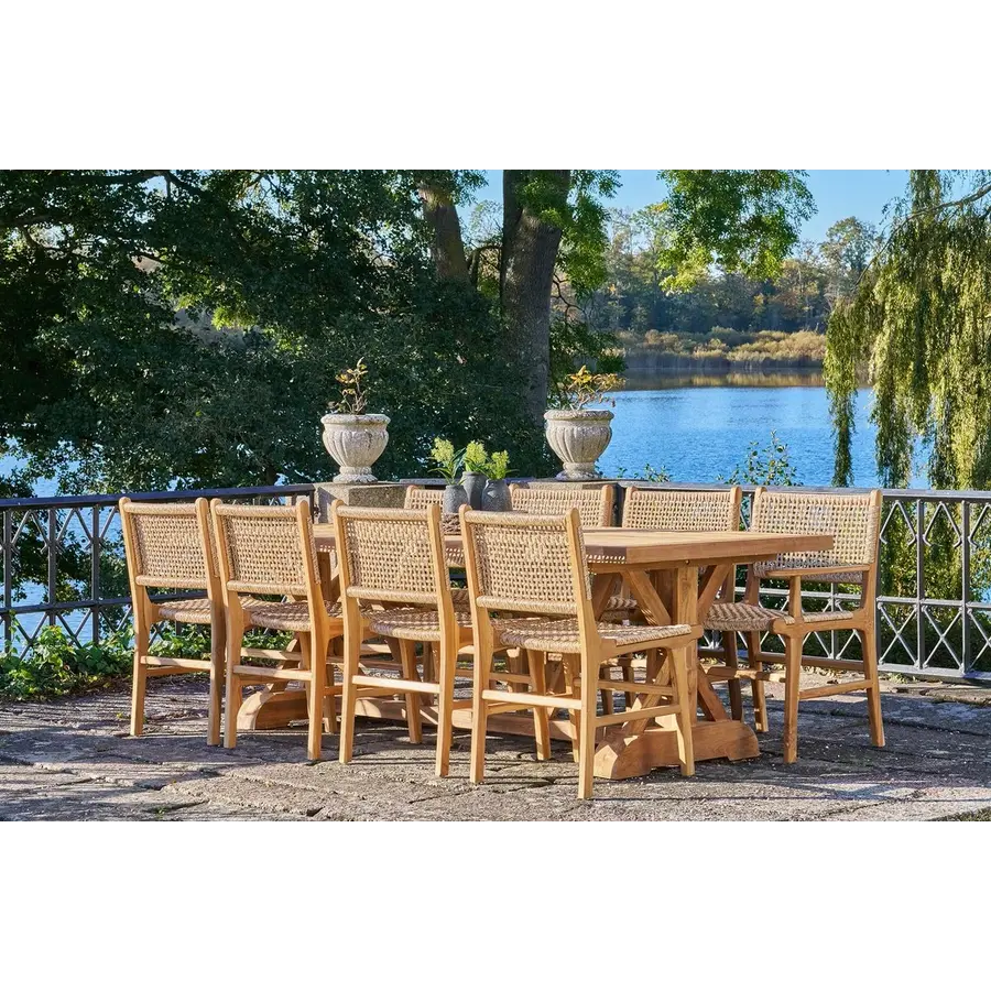 Volos 240 cm Eettafel Teakhout Volos 240 cm Eettafel Teakhout