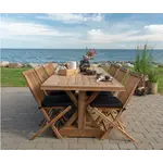 House Nordic Volos 240 cm Eettafel Teakhout House Nordic Volos 240 cm Eettafel Teakhout