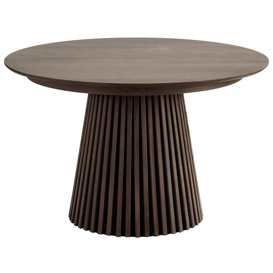 Osaka Gerookt Eiken Eettafel Uitschuifbaar Ø120 - 240 cm Osaka Gerookt Eiken Eettafel Uitschuifbaar Ø120 - 240 cm