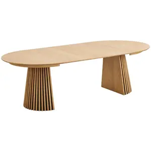House Nordic Osaka Eiken Eettafel Uitschuifbaar Ø120 - 240 cm