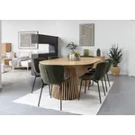 House Nordic Osaka Eiken Eettafel Uitschuifbaar Ø120 - 240 cm