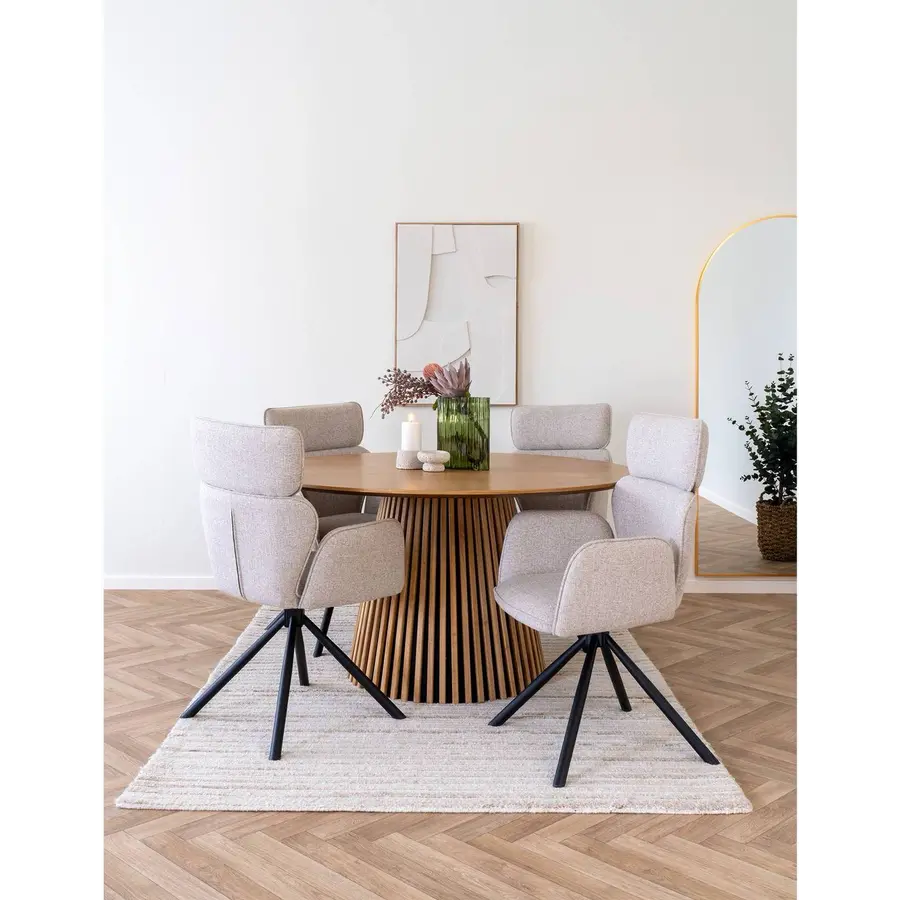 Cordoba Zand Eetkamerstoel Draaibaar Cordoba Zand Eetkamerstoel Draaibaar