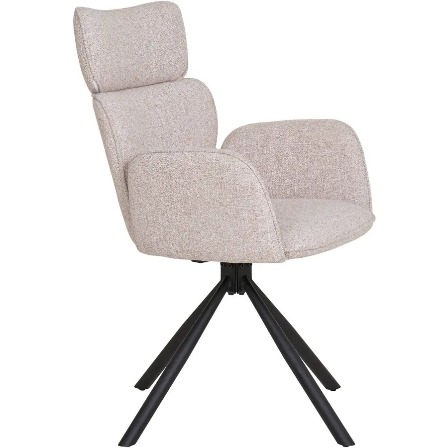 Cordoba Zand Eetkamerstoel Draaibaar Cordoba Zand Eetkamerstoel Draaibaar