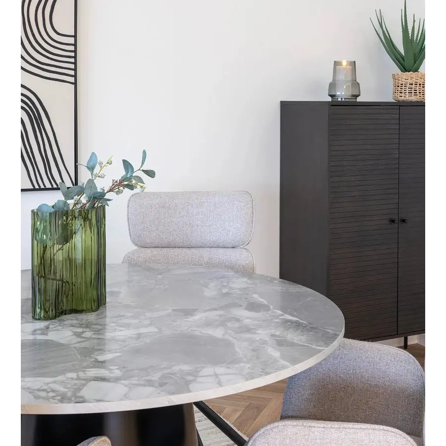 Brito Grijs Marmer Eettafel Rond Ø120 cm