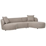 House Nordic Kingston Bruin 2-Zits + Chaise Lounge Rechts House Nordic Kingston Bruin 2-Zits + Chaise Lounge Rechts
