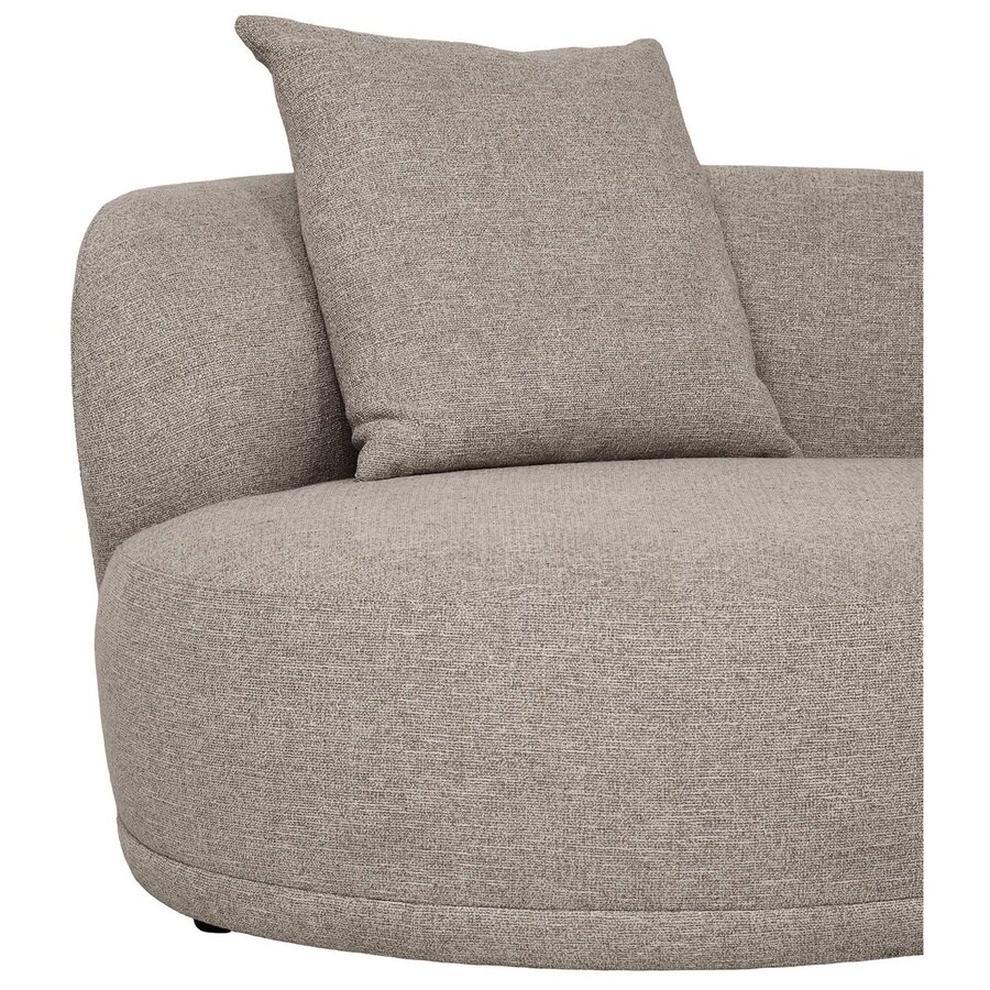 Kingston Bruin 2-Zits + Chaise Lounge Rechts Kingston Bruin 2-Zits + Chaise Lounge Rechts