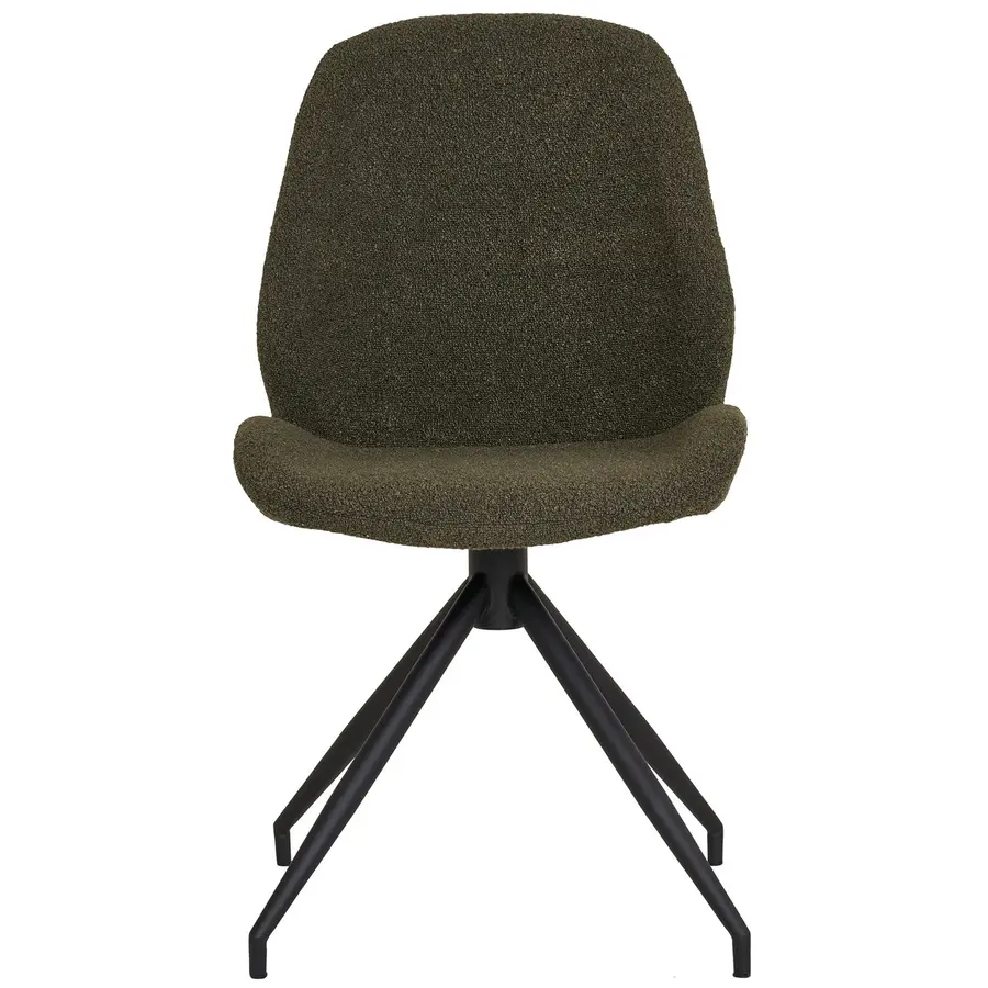 Monte Carlo Groen Bouclé Draaistoel Monte Carlo Groen Bouclé Draaistoel