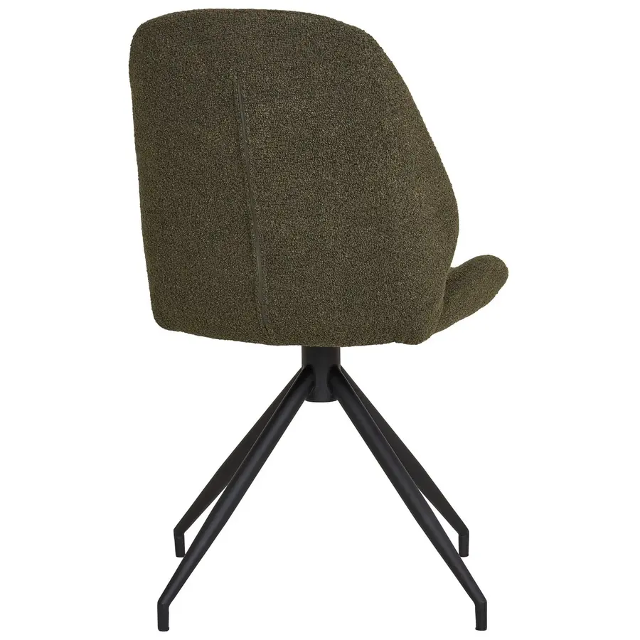 Monte Carlo Groen Bouclé Draaistoel Monte Carlo Groen Bouclé Draaistoel