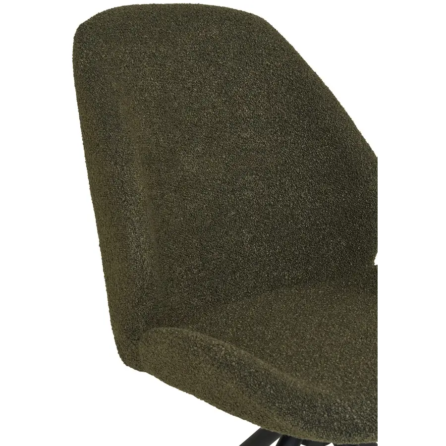 Monte Carlo Groen Bouclé Draaistoel Monte Carlo Groen Bouclé Draaistoel