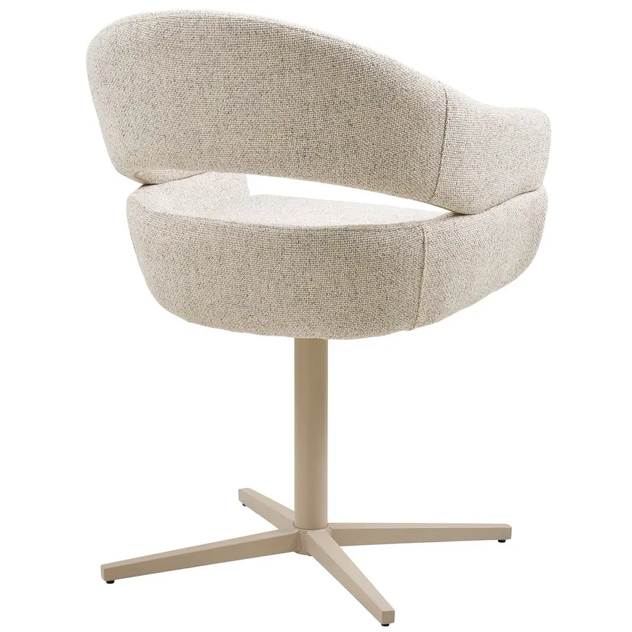 Dover Beige Eetkamerstoel Draaibaar Dover Beige Eetkamerstoel Draaibaar