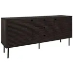 House Nordic Kyoto Gerookt Eiken Dressoir 2-Deuren 3-Lades House Nordic Kyoto Gerookt Eiken Dressoir 2-Deuren 3-Lades