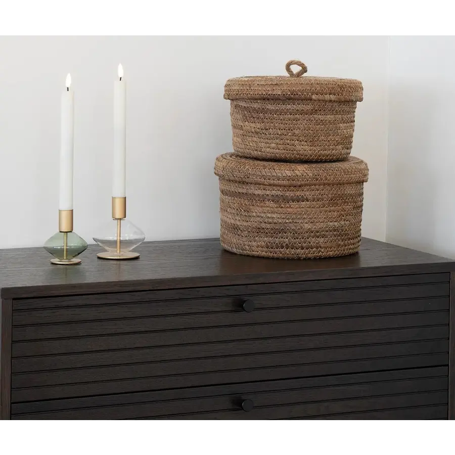 Kyoto Gerookt Eiken Ladekast 4-Lades Kyoto Gerookt Eiken Ladekast 4-Lades