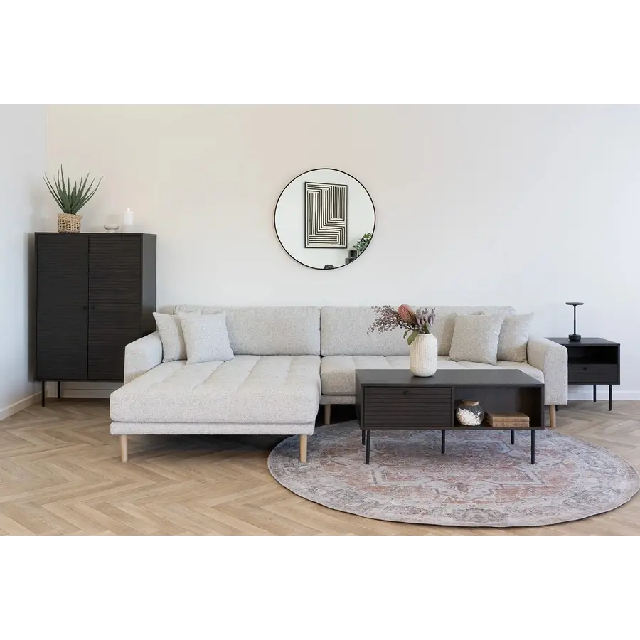 Kyoto Gerookt Eiken Bijzettafel met Lade Kyoto Gerookt Eiken Bijzettafel met Lade