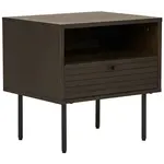 House Nordic Kyoto Gerookt Eiken Bijzettafel met Lade House Nordic Kyoto Gerookt Eiken Bijzettafel met Lade