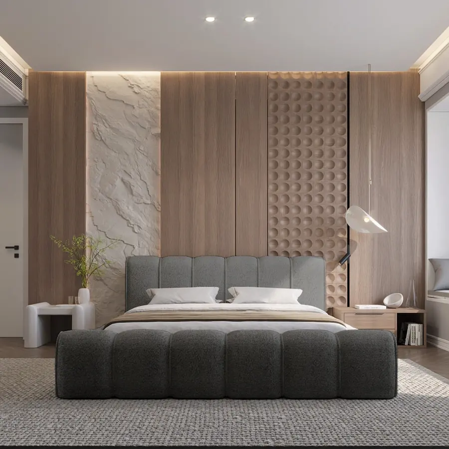 Adell 140 x 200 cm Gestoffeerd Bed Donkergrijs Adell 140 x 200 cm Gestoffeerd Bed Donkergrijs