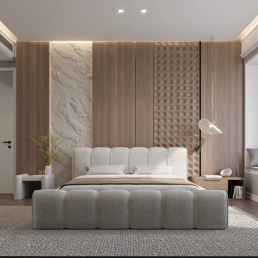 Adell 160 x 200 cm Gestoffeerd Bed Naturel Adell 160 x 200 cm Gestoffeerd Bed Naturel