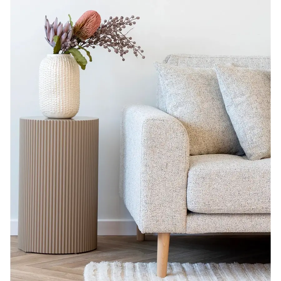 Farense Bijzettafel Grijs/Beige Farense Bijzettafel Grijs/Beige