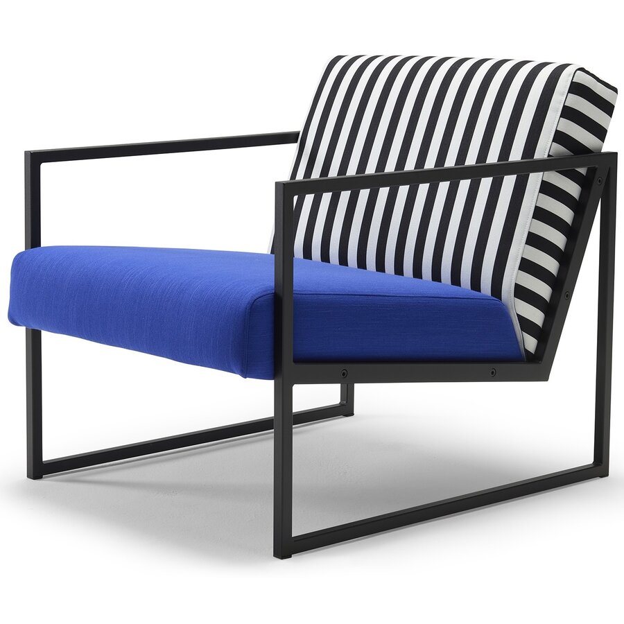 Vikko Speciaal Blauw Loungestoel met Armleuning Vikko Speciaal Blauw Loungestoel met Armleuning