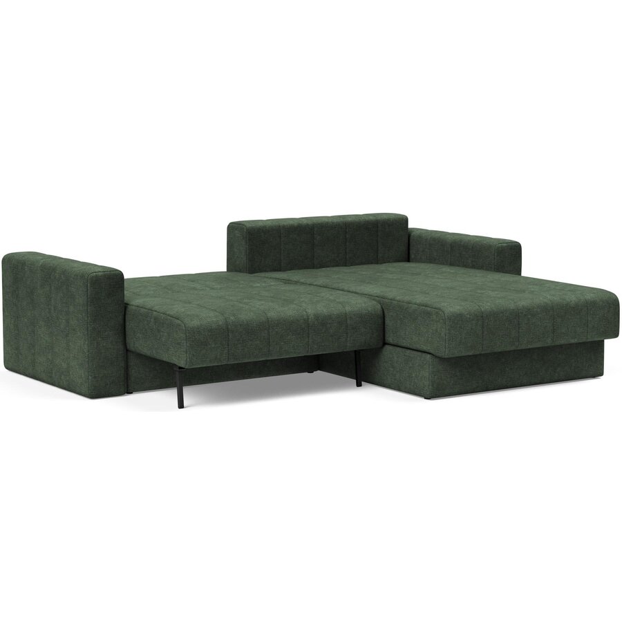 Akello Dennengroen Slaapbank met Chaise Longue en Armleuning Akello Dennengroen Slaapbank met Chaise Longue en Armleuning