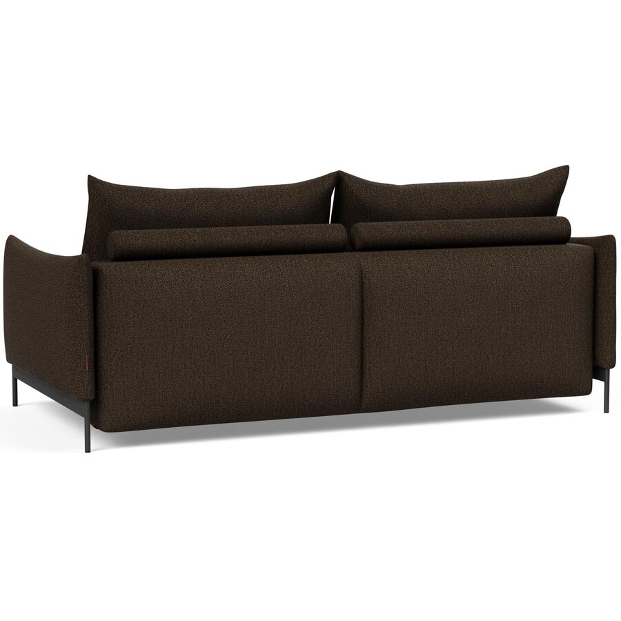 Malloy 3-Zits Slaapbank Chocco / Zwart Malloy 3-Zits Slaapbank Chocco / Zwart