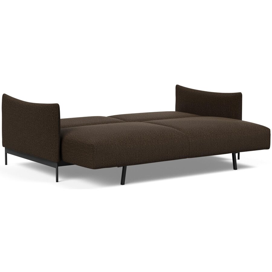 Malloy 3-Zits Slaapbank Chocco / Zwart Malloy 3-Zits Slaapbank Chocco / Zwart