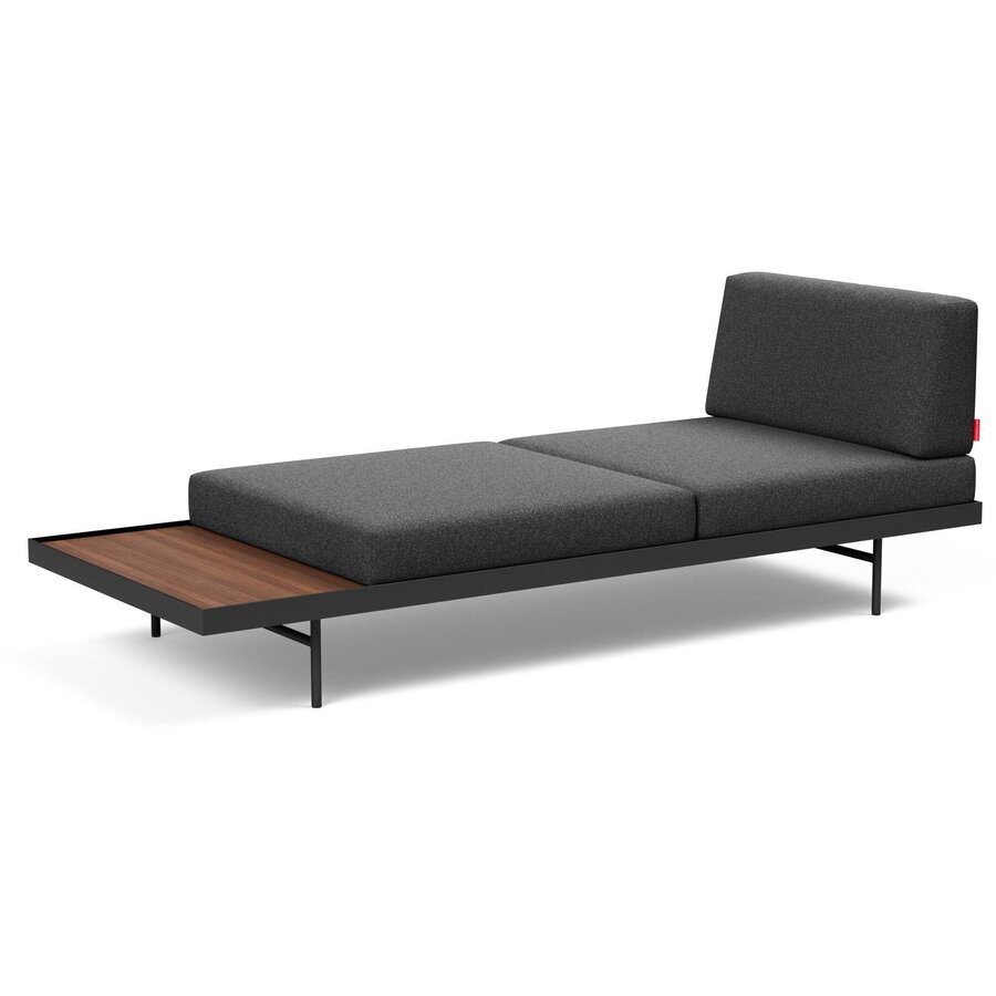 Puri Houtskool Bouclé / Walnoot Slaapbank Puri Houtskool Bouclé / Walnoot Slaapbank