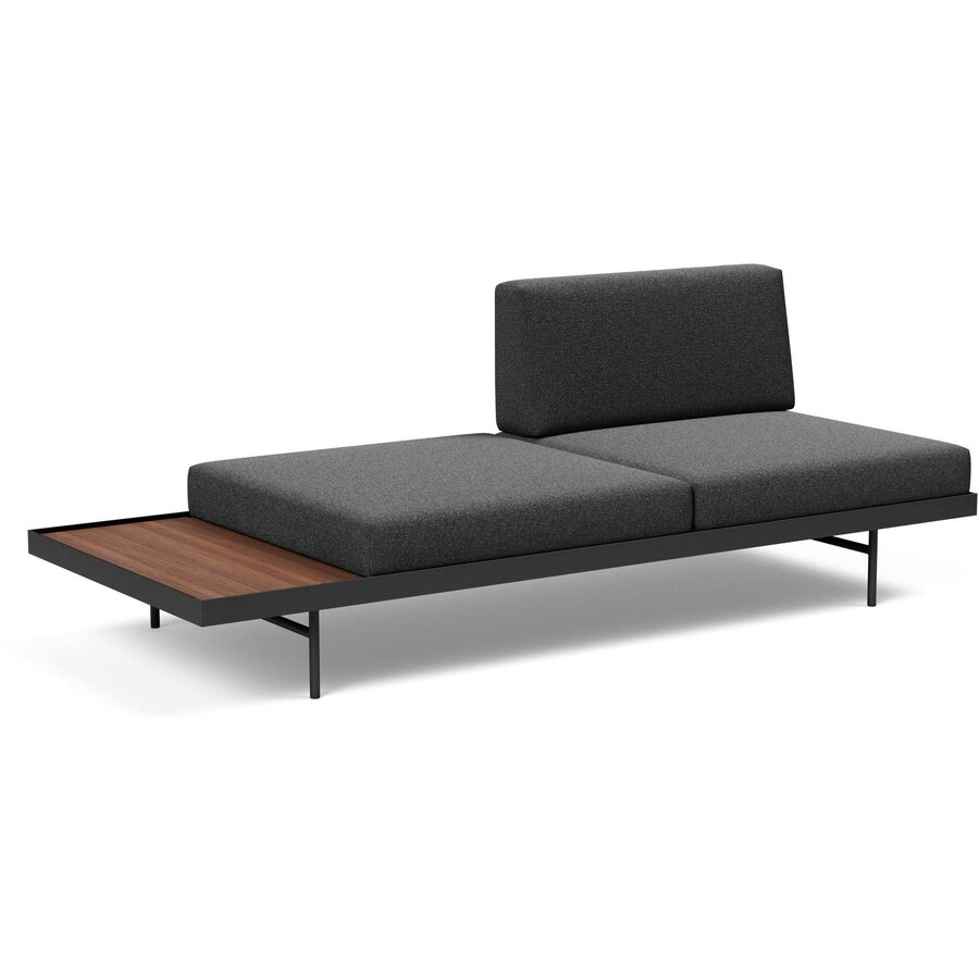 Puri Houtskool Bouclé / Walnoot Slaapbank Puri Houtskool Bouclé / Walnoot Slaapbank