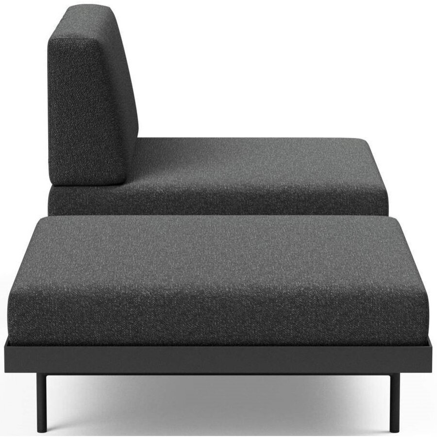 Puri Houtskool Bouclé / Eiken Slaapbank Puri Houtskool Bouclé / Eiken Slaapbank