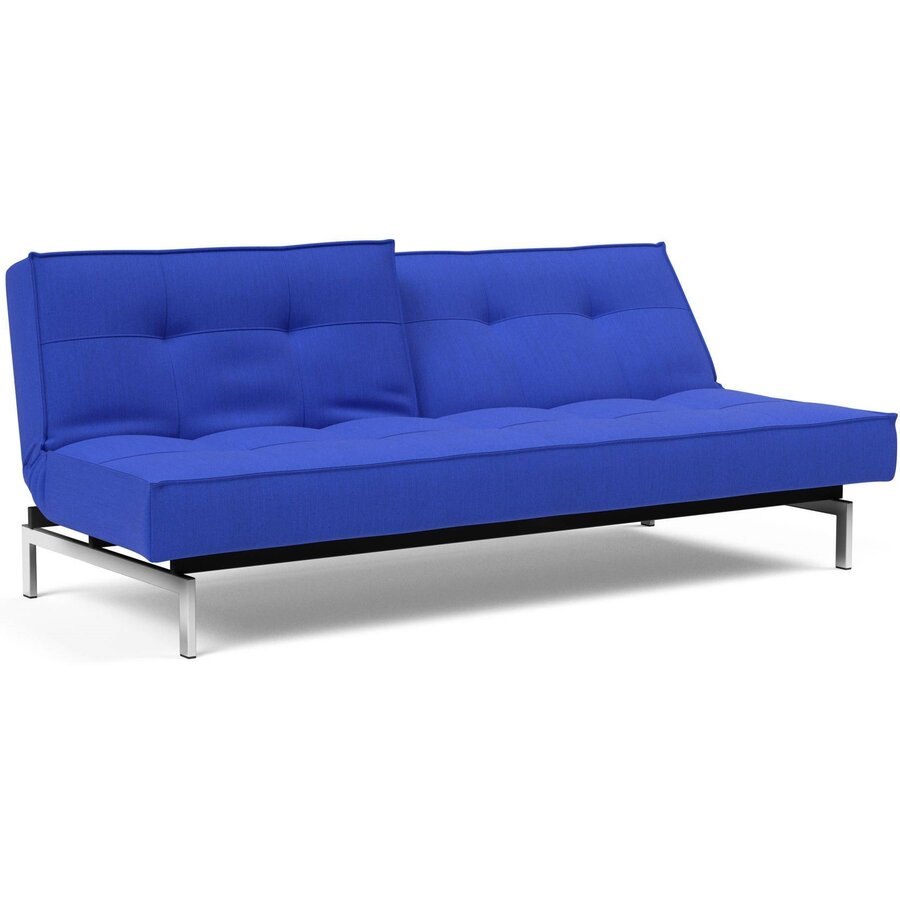 Splitback Slaapbank Ultramarine / Chroom Splitback Slaapbank Ultramarine / Chroom