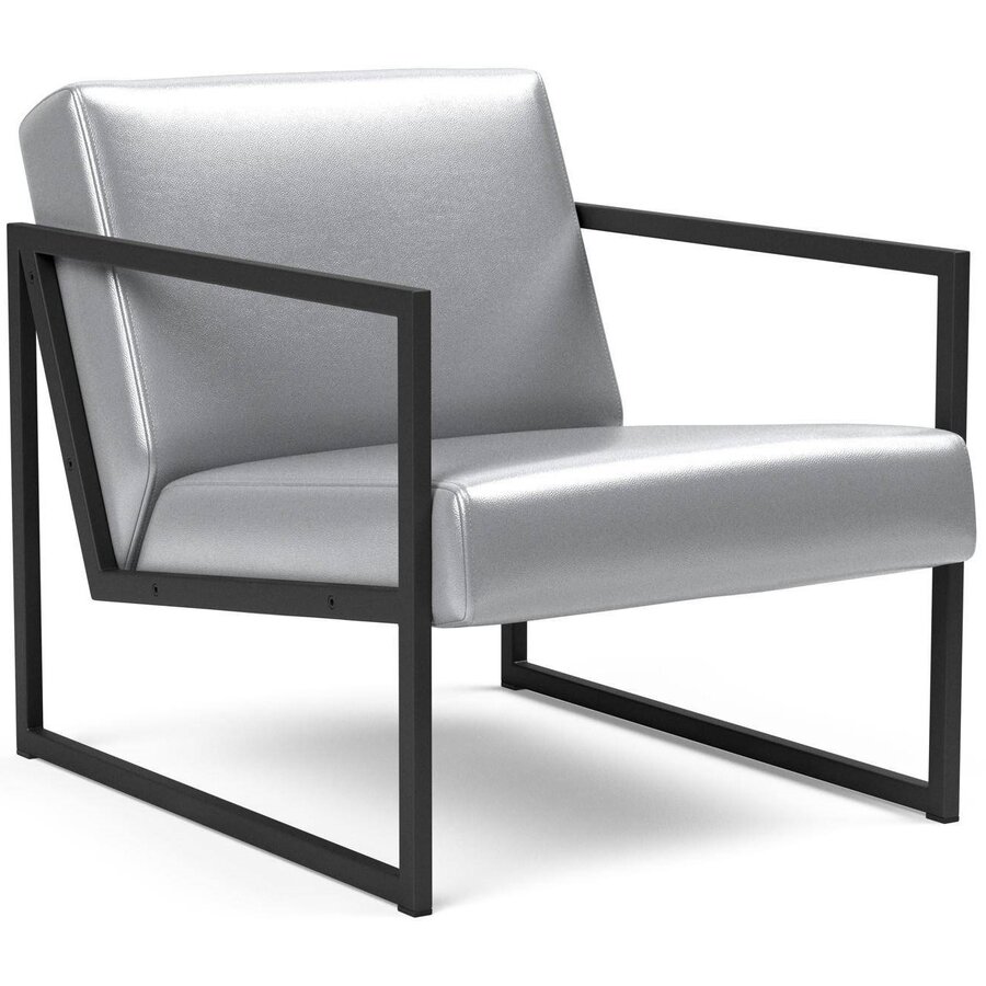 Vikko Loungestoel Silvershine met Armleuning Vikko Loungestoel Silvershine met Armleuning