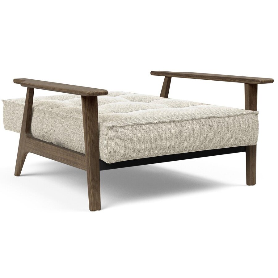 Splitback Fauteuil Gebroken Wit / Gerookt Eiken Splitback Fauteuil Gebroken Wit / Gerookt Eiken