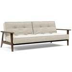 Innovation Living Splitback Slaapbank Gebroken Wit / Gerookt Eiken