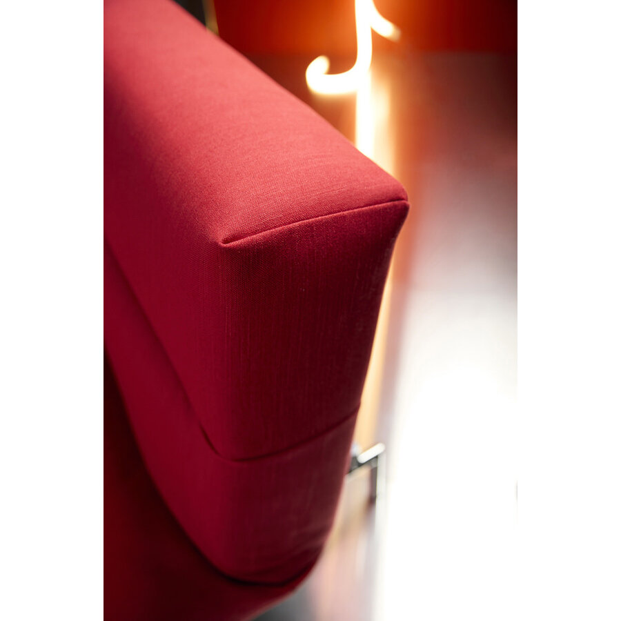 Jillis 2-Zits Slaapbank Rood / Chroom Jillis 2-Zits Slaapbank Rood / Chroom