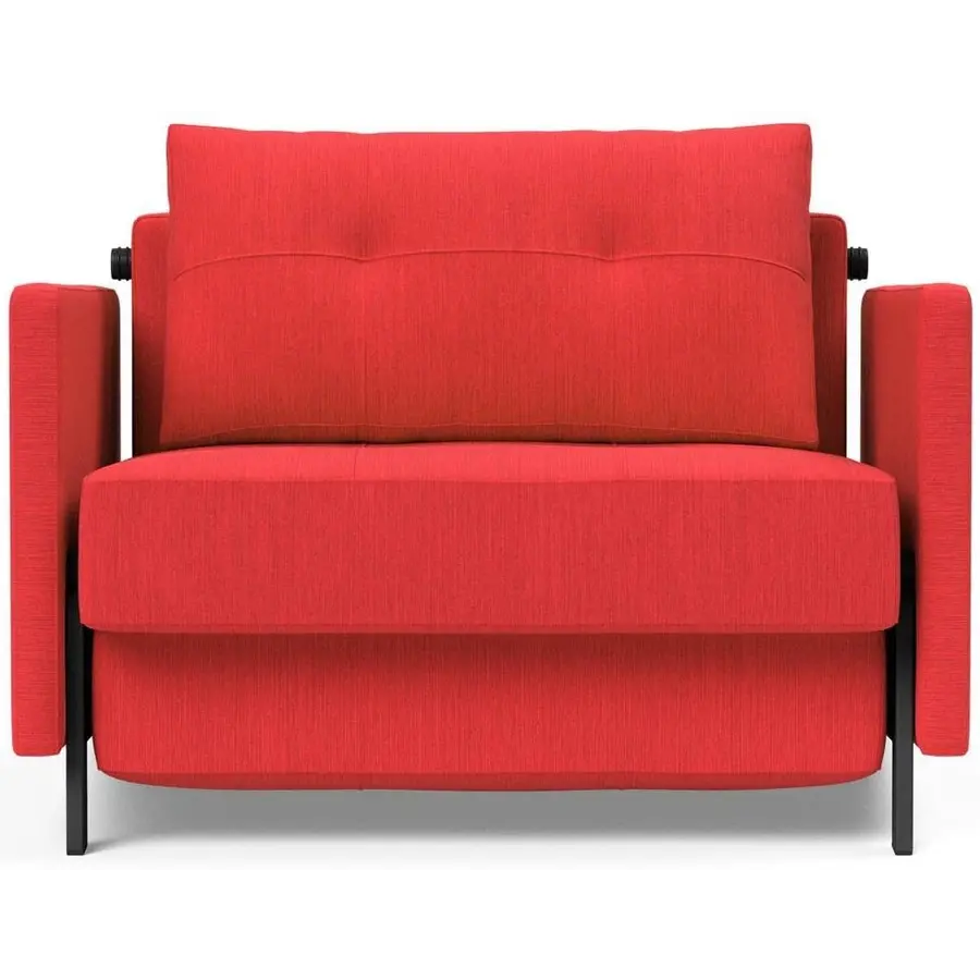 Cubed Slaapstoel met Armleuning Rood Cubed Slaapstoel met Armleuning Rood