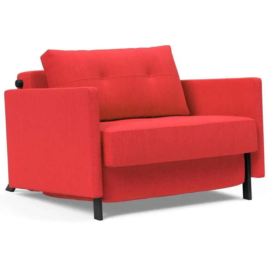 Cubed Slaapstoel met Armleuning Rood Cubed Slaapstoel met Armleuning Rood