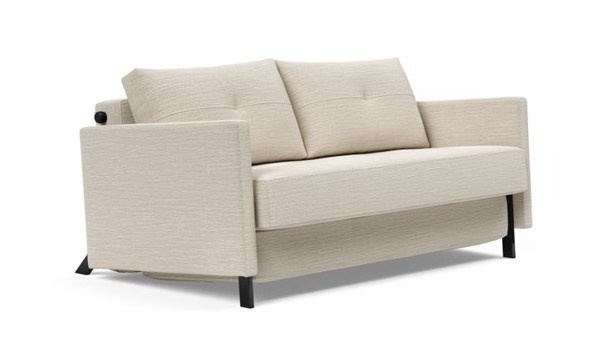 Innovation Living Cubed met Armleuning 140 cm Slaapbank Zand