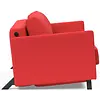 Cubed met Armleuning 140 cm Slaapbank Rood