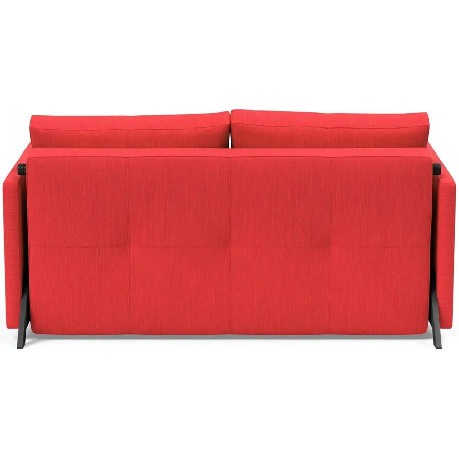 Cubed met Armleuning 140 cm Slaapbank Rood Cubed met Armleuning 140 cm Slaapbank Rood