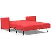 Cubed met Armleuning 140 cm Slaapbank Rood