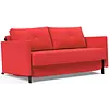 Cubed met Armleuning 140 cm Slaapbank Rood