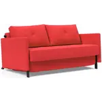 Innovation Living Cubed met Armleuning 140 cm Slaapbank Rood Innovation Living Cubed met Armleuning 140 cm Slaapbank Rood