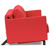 Cubed met Armleuning 160 cm Slaapbank Rood