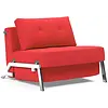 Cubed Slaapstoel Rood / Chrome