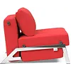 Cubed Slaapstoel Rood / Chrome